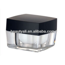Square Acrylic Plastic Cosmetics Pot